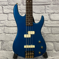1990s Valley Arts California Pro P/J Bass Metallic Blue
