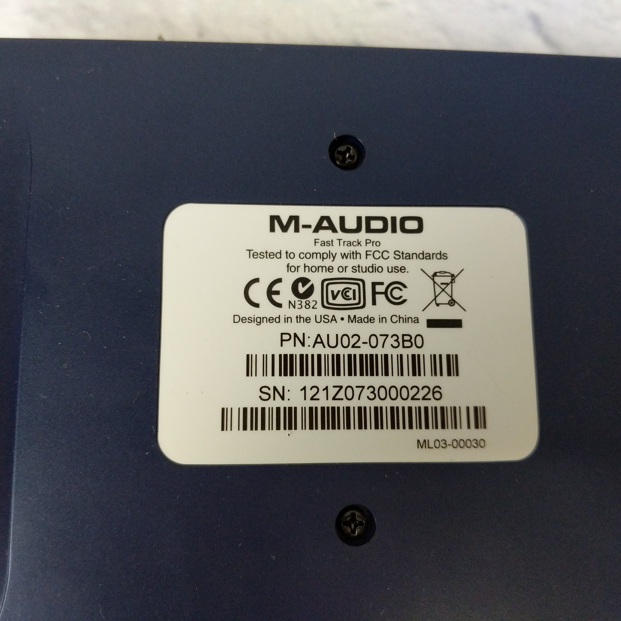 M-Audio Fast Track Pro Interface