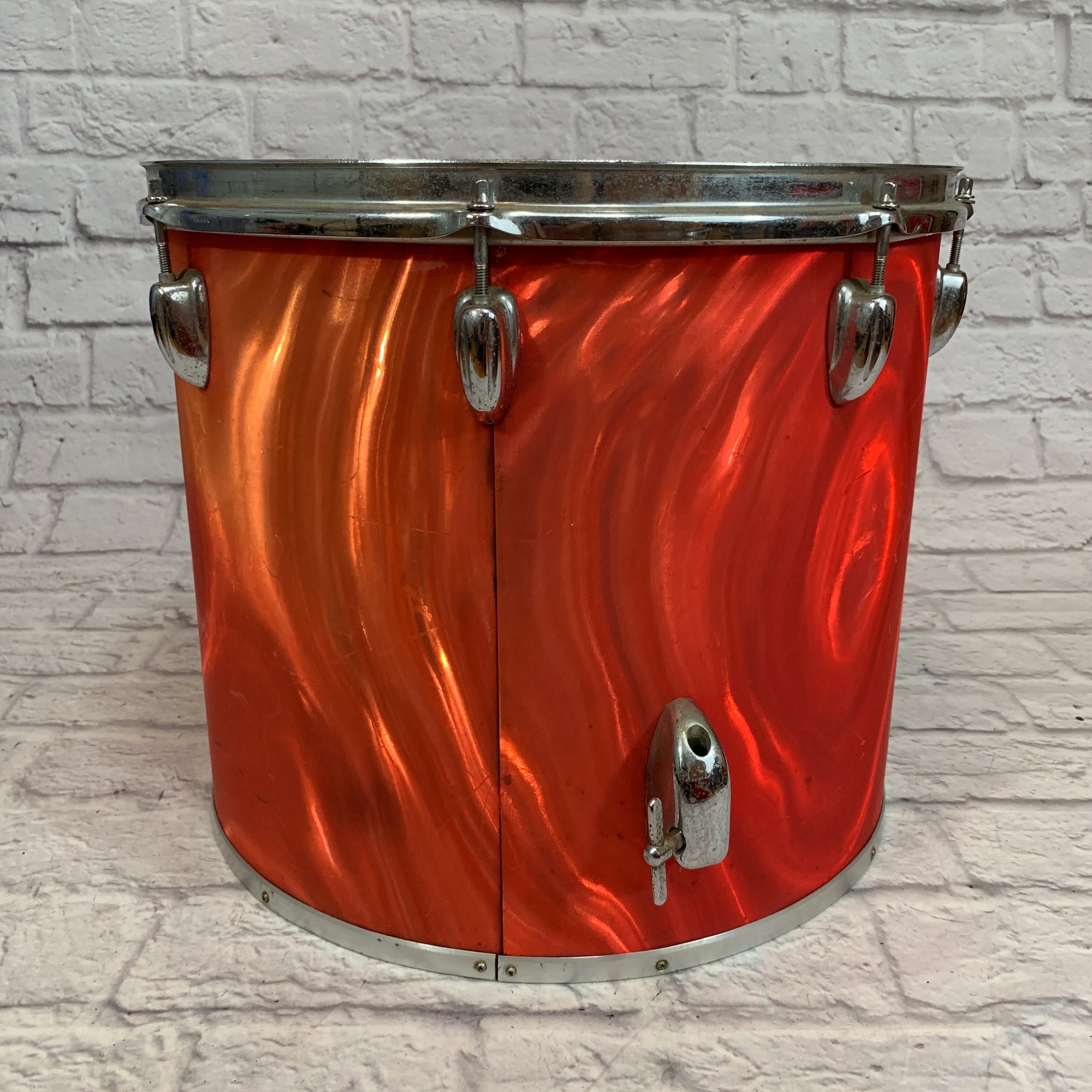 Slingerland 4-Piece Drum Kit Red Satin Flame 1960's