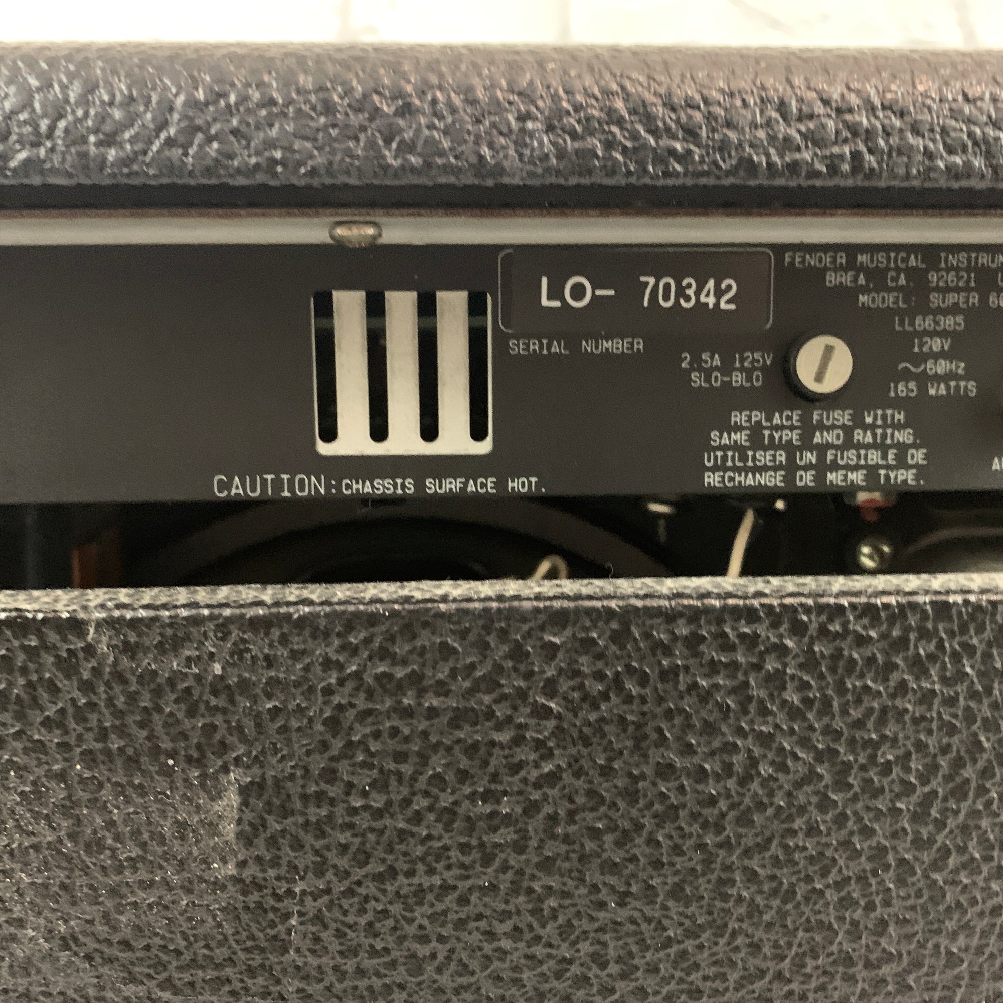 Fender Super 60 2-Channel 60-Watt 1x12" Guitar Combo