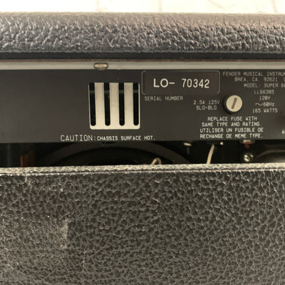 Fender Super 60 2-Channel 60-Watt 1x12" Guitar Combo