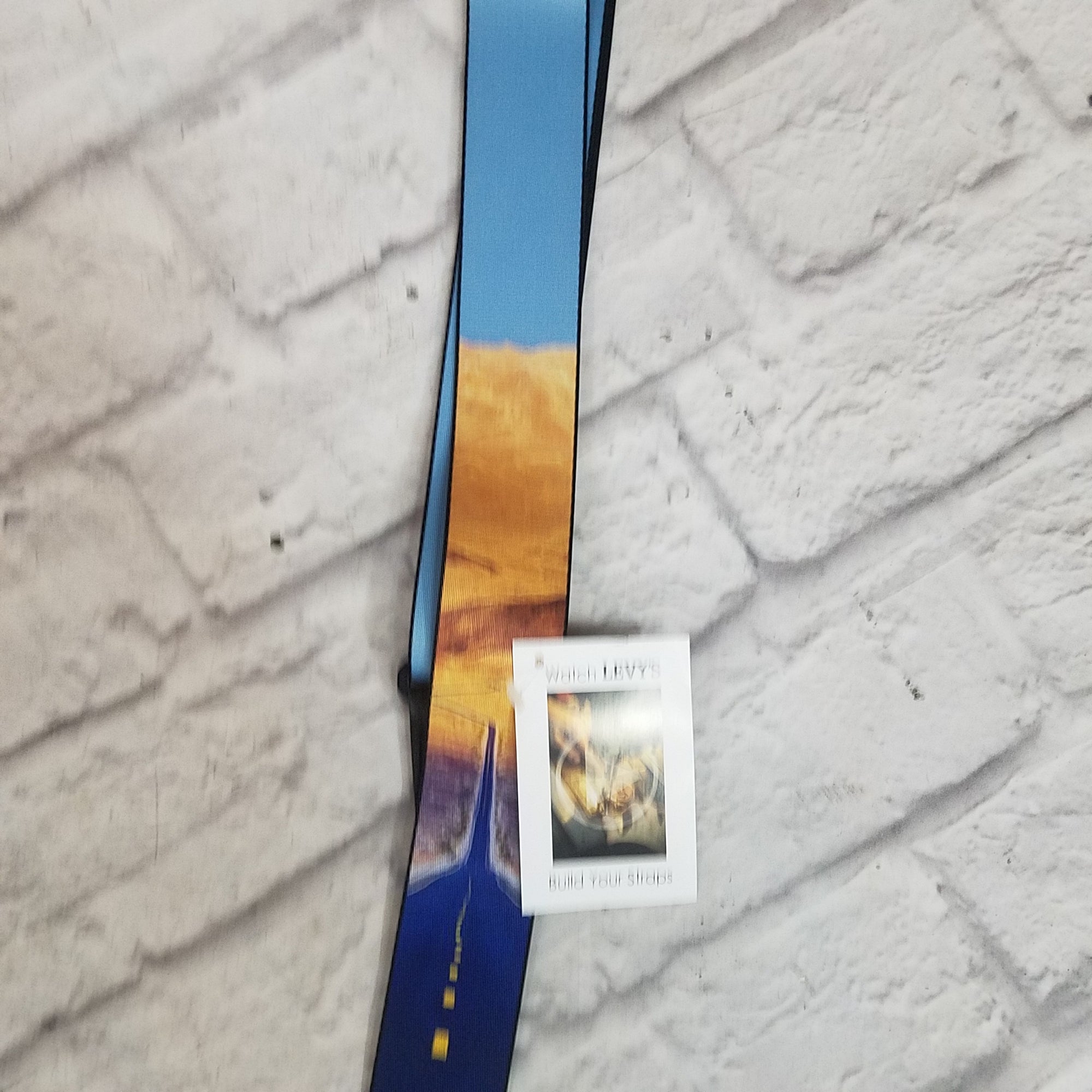 Levy's MPDS2-001 2" Printed Polyester Guitar Strap Vistas Desert Road