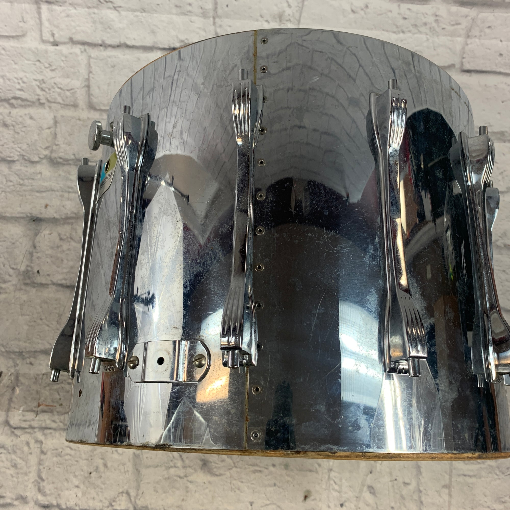 Ludwig Blue and Olive Badge Marching Snare Shell Project