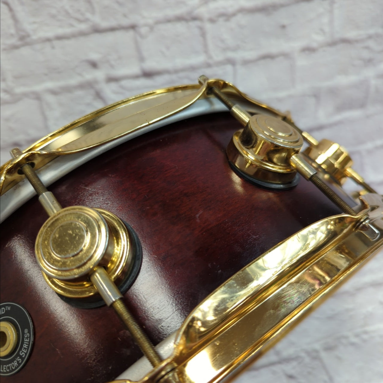 DW Collector Series Solid Maple 14x5.5 Snare Drum Gold Hardware 2004