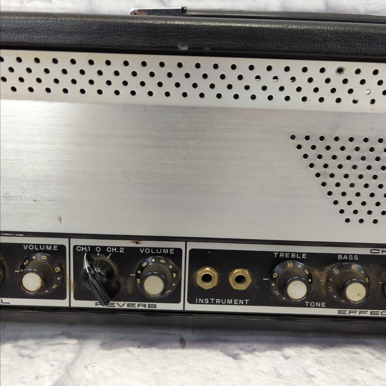 Teisco Vintage Checkmate 50 Tube Guitar Amp Head AS IS