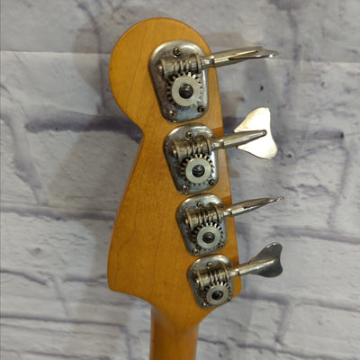 Vintage Fender Musicmaster 4 String Bass Guitar Natural Refin