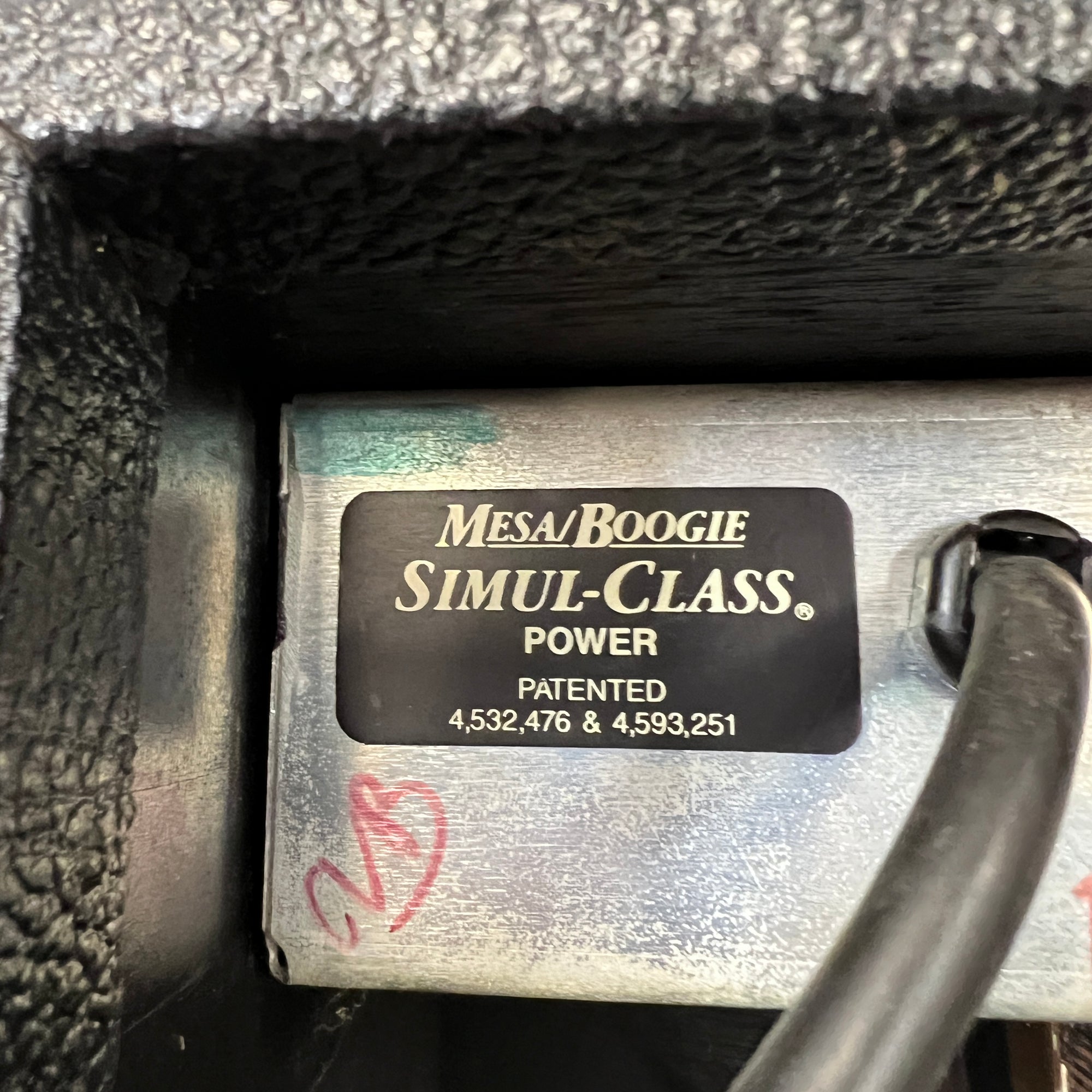 Mesa Boogie Mark 3 Simul-Class Blue Stripe Head with Footswitches