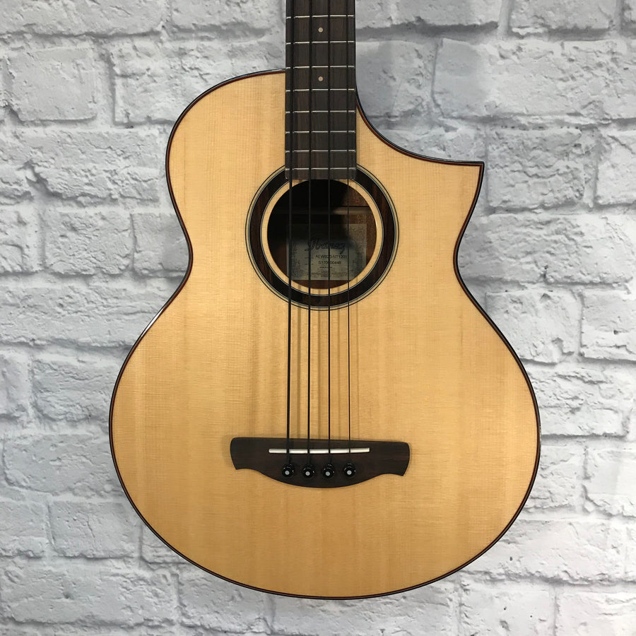 ** Ibanez AEWB20NT 4-string Acoustic Bass  Guitar with Mahogany Back and Sides