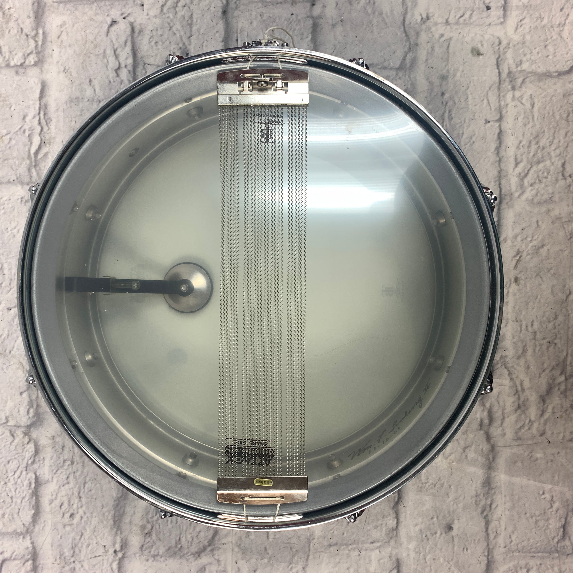 Vintage Ludwig 1970 Acrolite Snare Signed by William F Ludwig II
