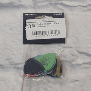 Dunlop Variety 12 Pack Med/Heavy