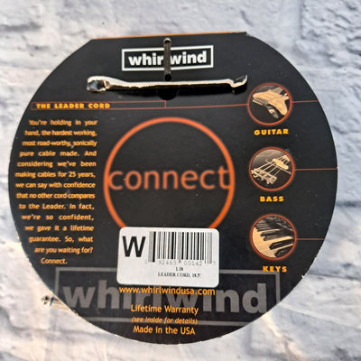 Whirlwind L18 Leader cord 18 5' guitar cable