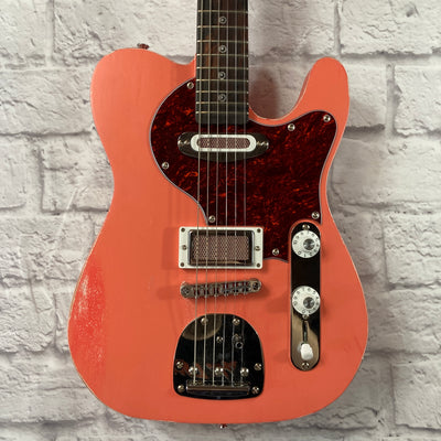Harden Engineering Esmerelda Deluxe T-Style Pink Electric Guitar