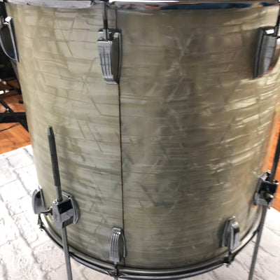 Ludwig Vintage 1970s 20 Floor Tom White Oyster Pearl