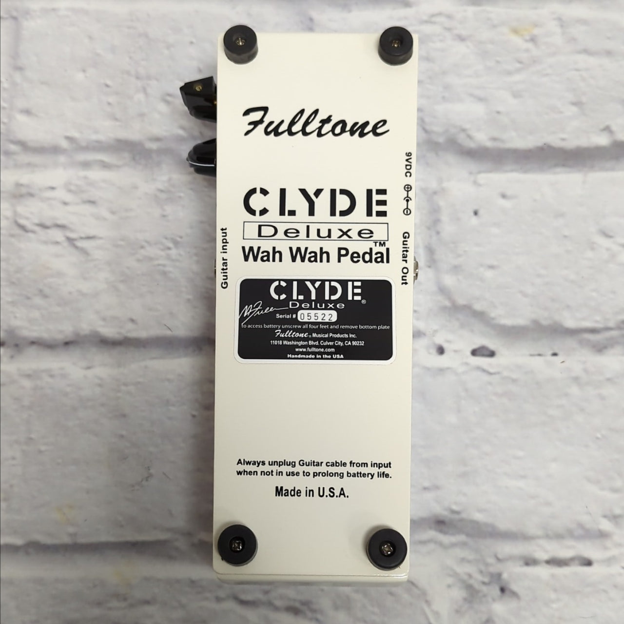 Fulltone Clyde Deluxe Wah Pedal