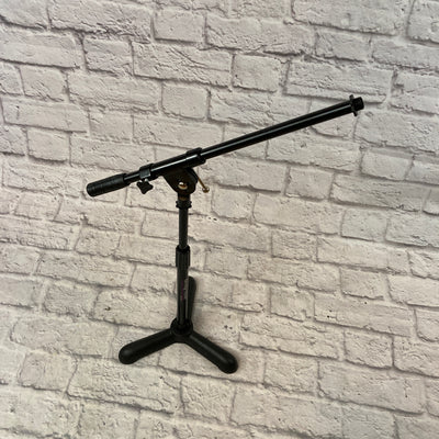 On-Stage Short 18" Boom Microphone Stand with Heavy Tripod Base