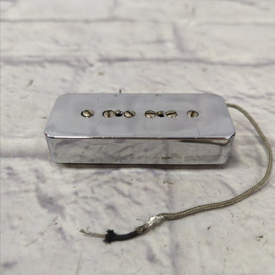 Unknown 8.08k Silver P90 Guitar Pickup
