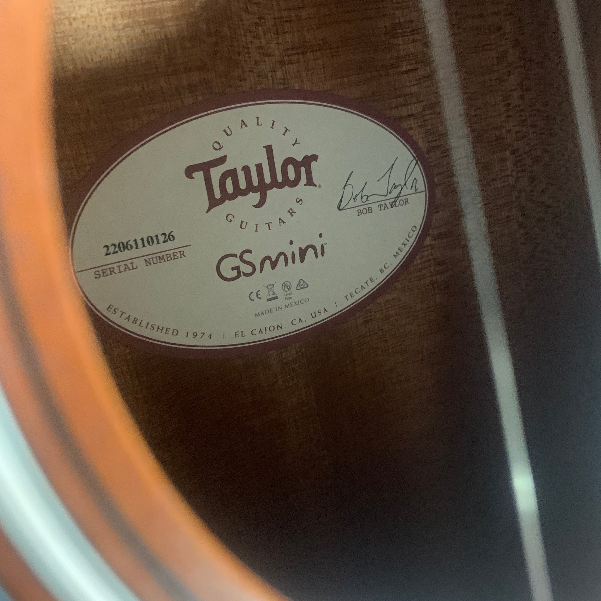Taylor GS Mini Mahogany Left Handed Acoustic