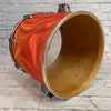 Slingerland 4-Piece Drum Kit Red Satin Flame 1960's