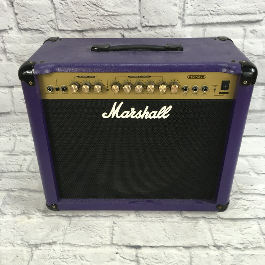 Marshall MG30CD Guitar Combo (painted purple)