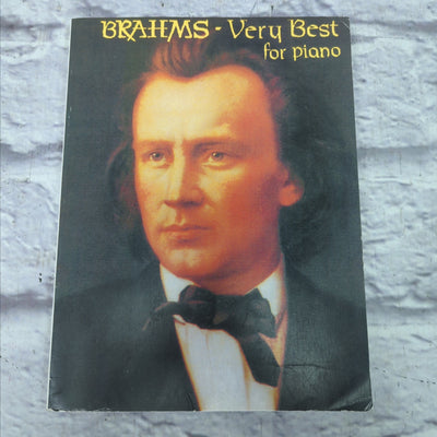 Brahms - Very Best For Piano Manuscript Notation Book