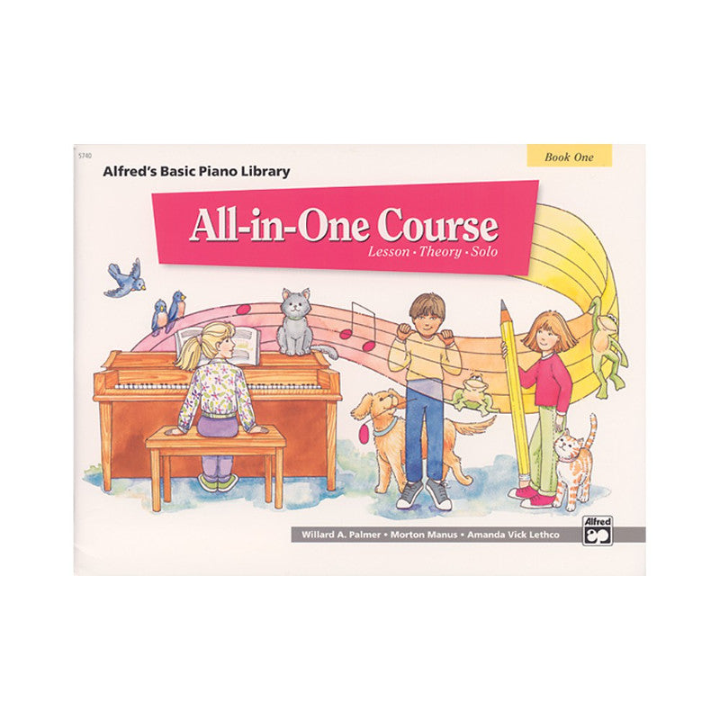Alfred's Basic Adult All-in-One Course Piano Book 1