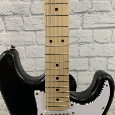 Aria Pro II STG-003-M/BK Electric Guitar - Black w/ Maple Fretboard