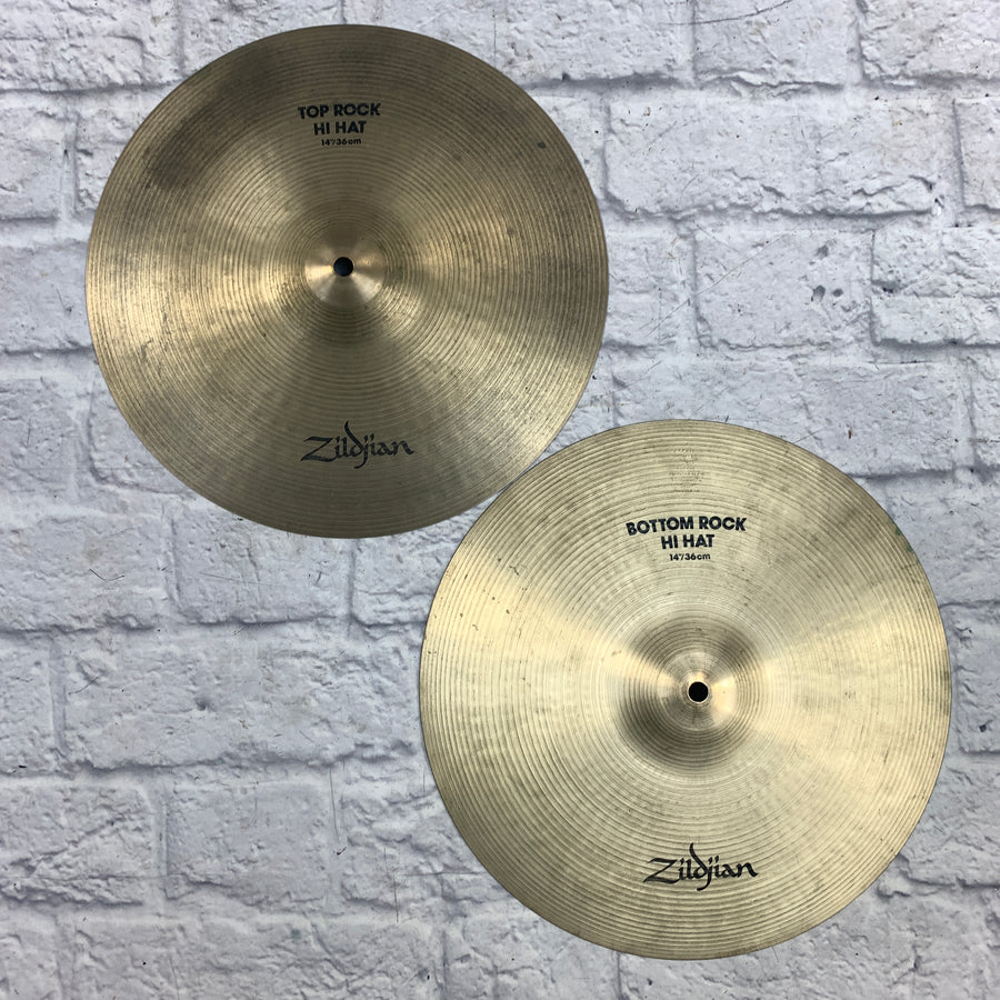 Zildjian 14 Rock Hi Hat Cymbal Pair