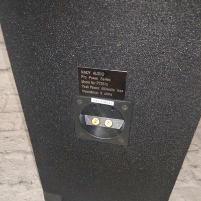 Nady PTS515 12" 400 Watt 2-Way Trapezoid Speaker Cabinet