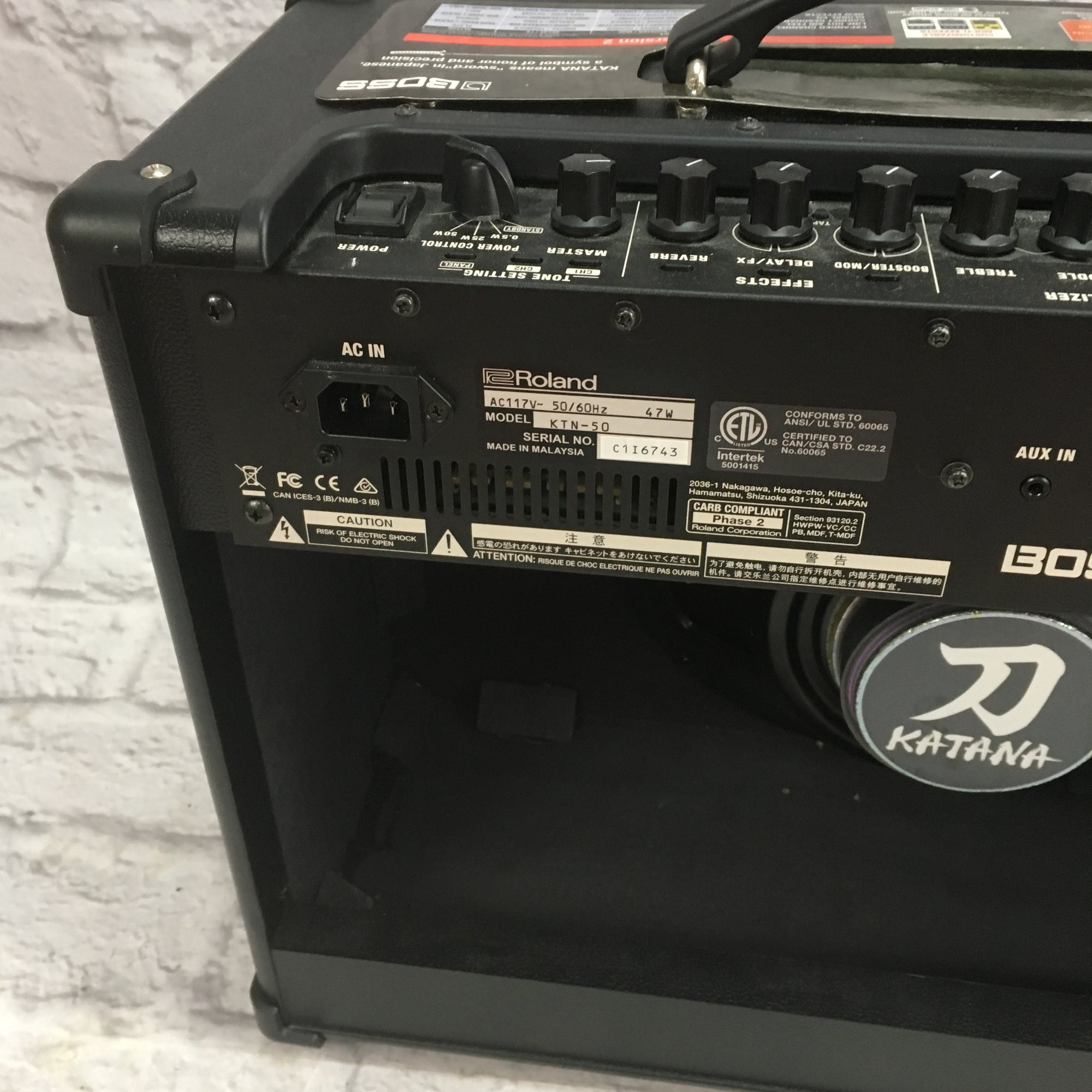 Boss Katana 50 Combo Amp