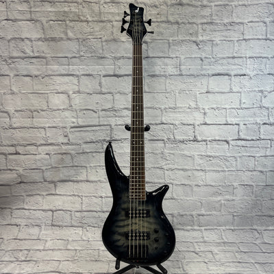 Jackson Pro SBXQ V 5 String Bass Transparent Black