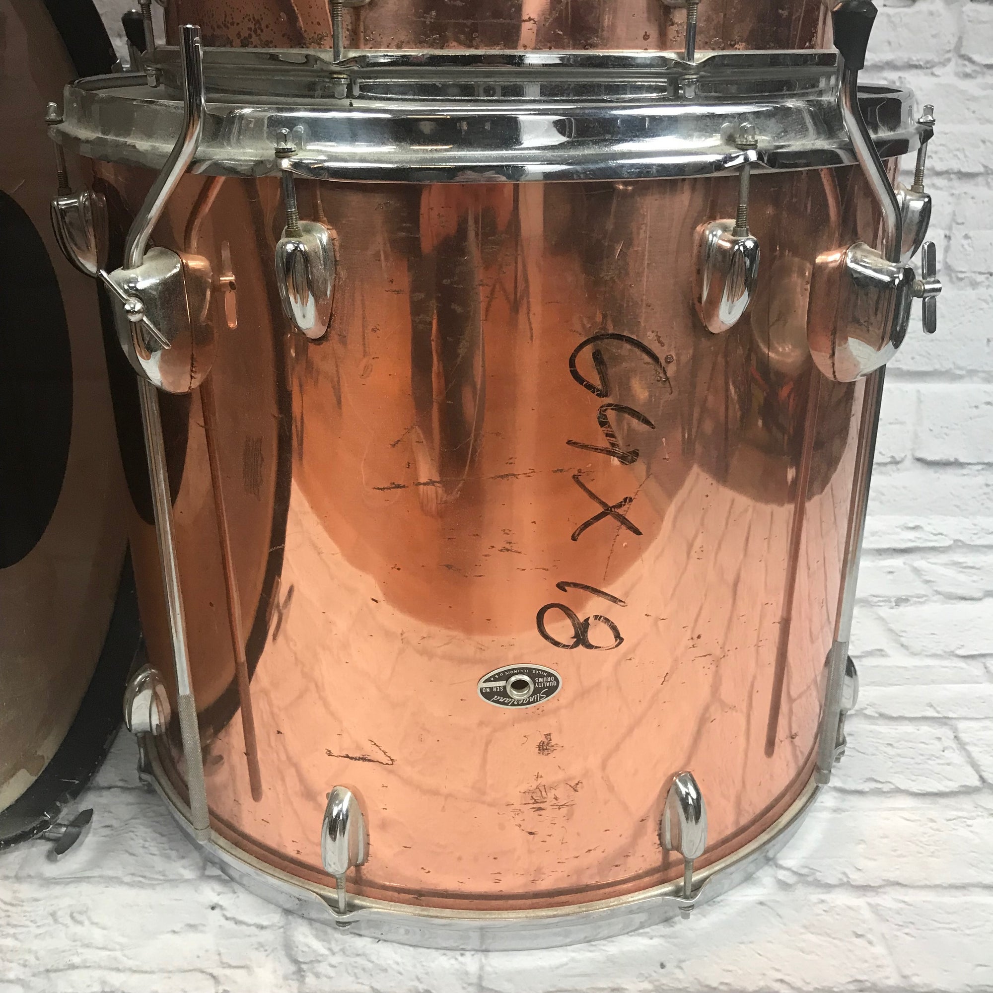 Vintage 1973 Slingerland 4pc Kit Copper Wrap
