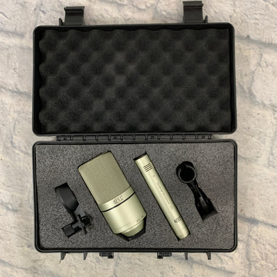 MXL 990 / 991 Condenser Microphone Pair w/ Case & Mounts