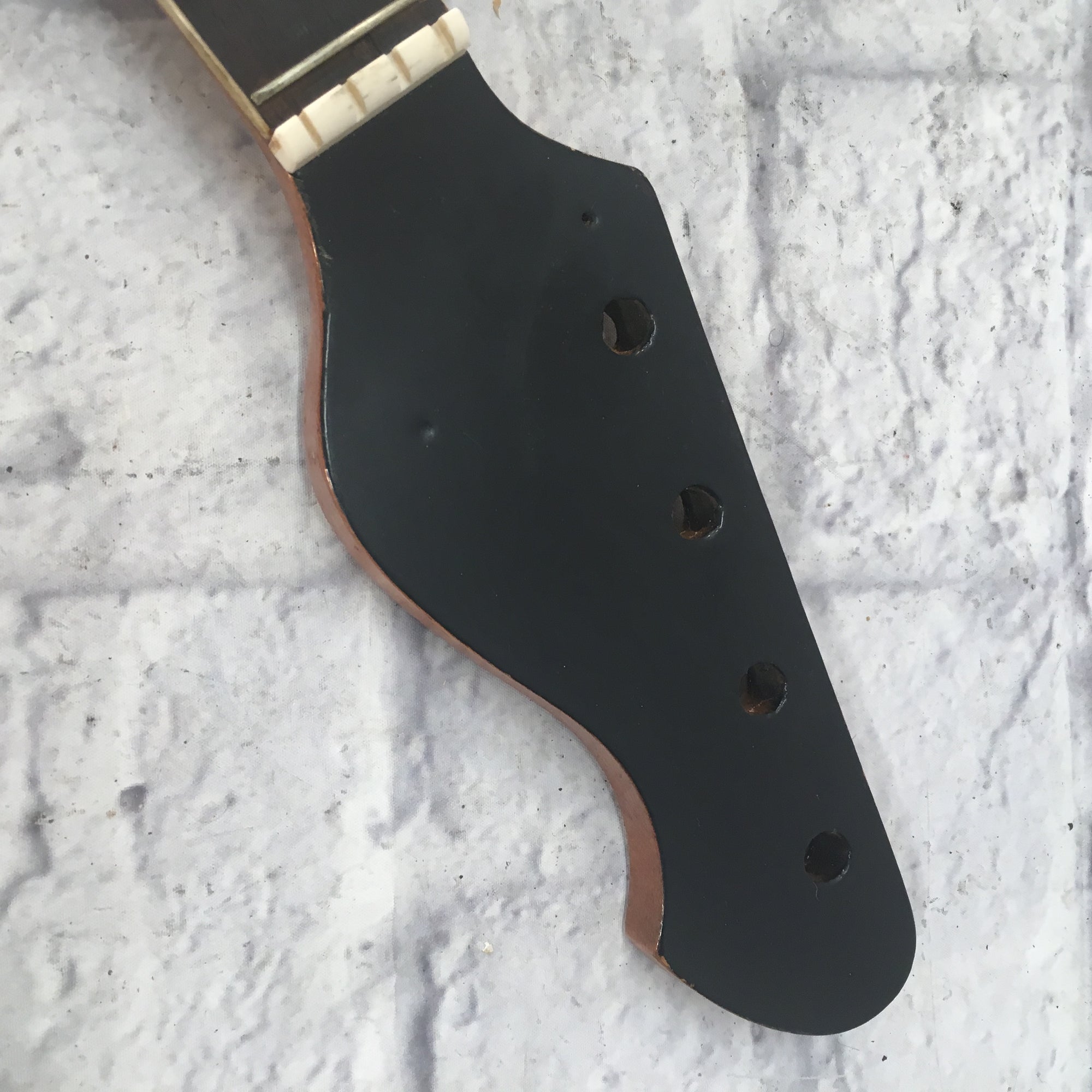 Vintage 1960s Short Scale Bass Guitar Neck (C) Rosewood Fretboard Made in Japan