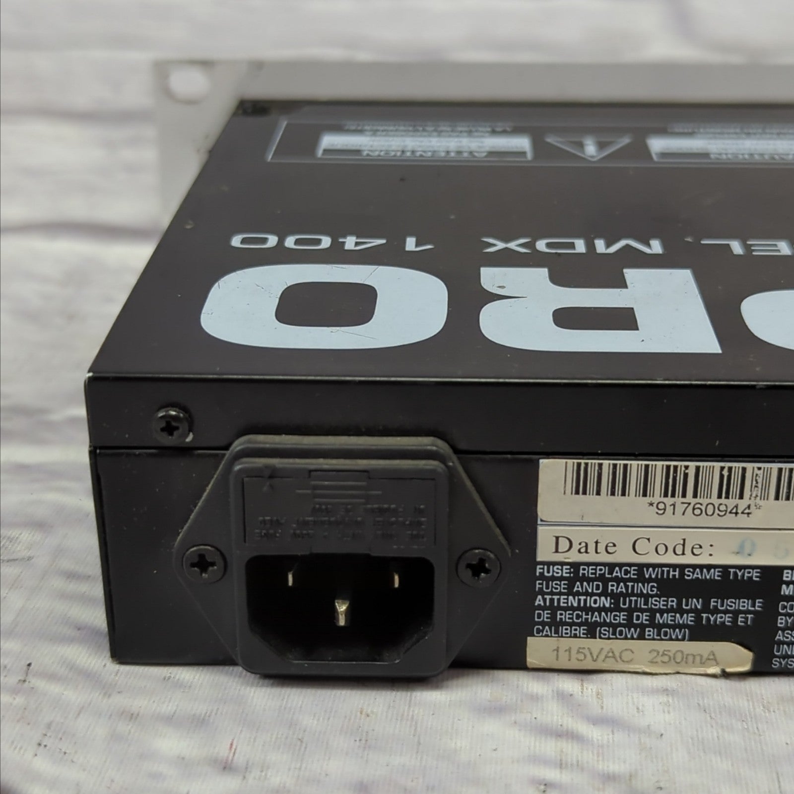 Behringer Autocom Pro MDX 1400 Rack Compressor