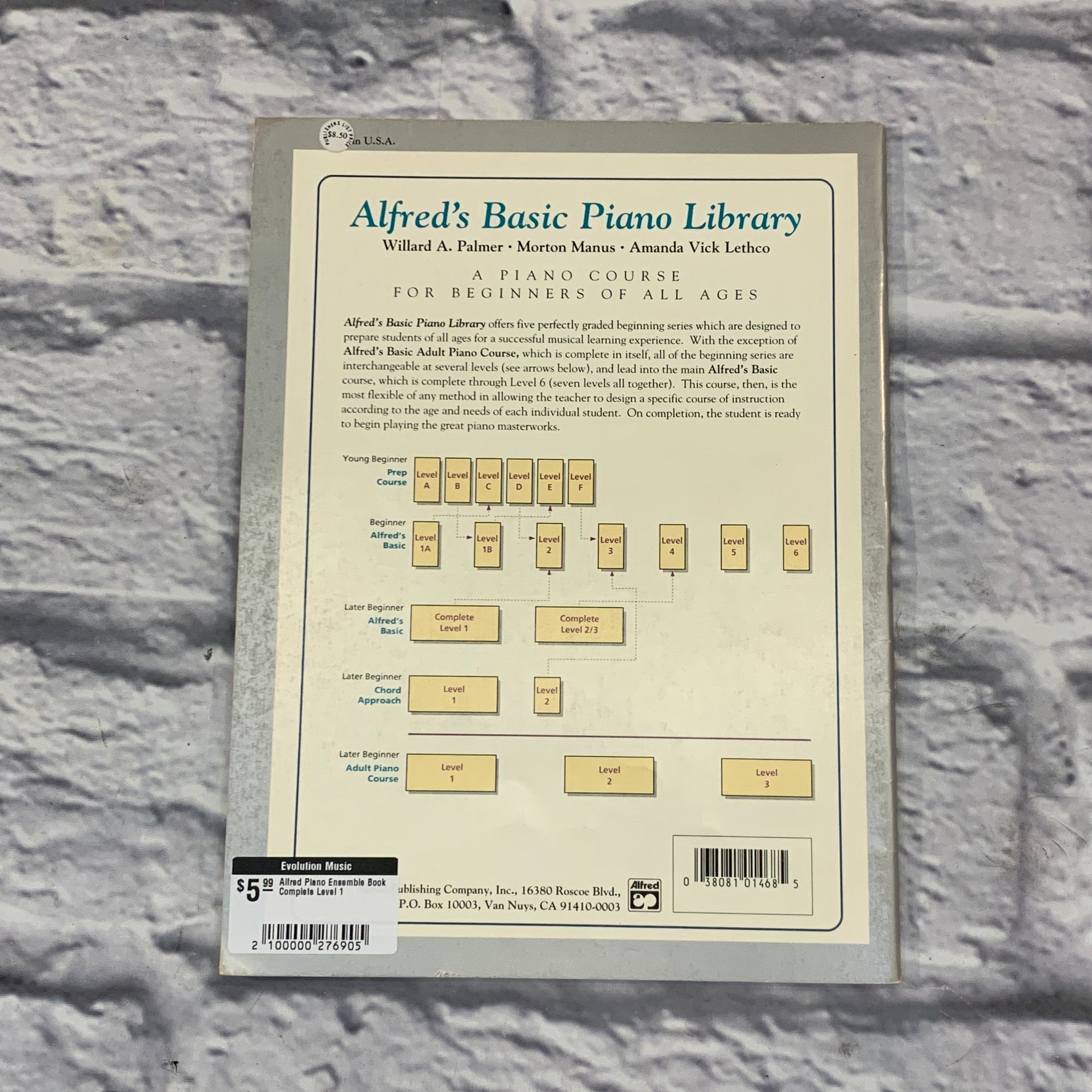 Alfred Piano Ensemble Book Complete Level 1