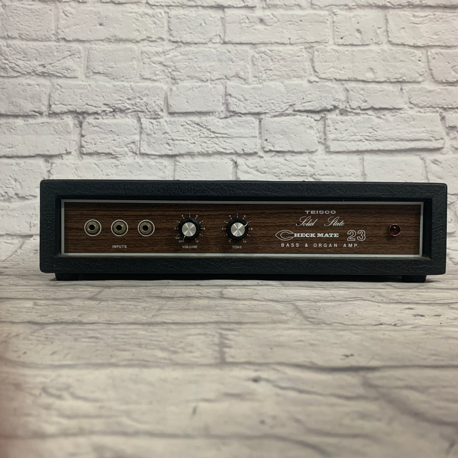 Vintage Teisco Checkmate 23 Bass & Organ Amp Head