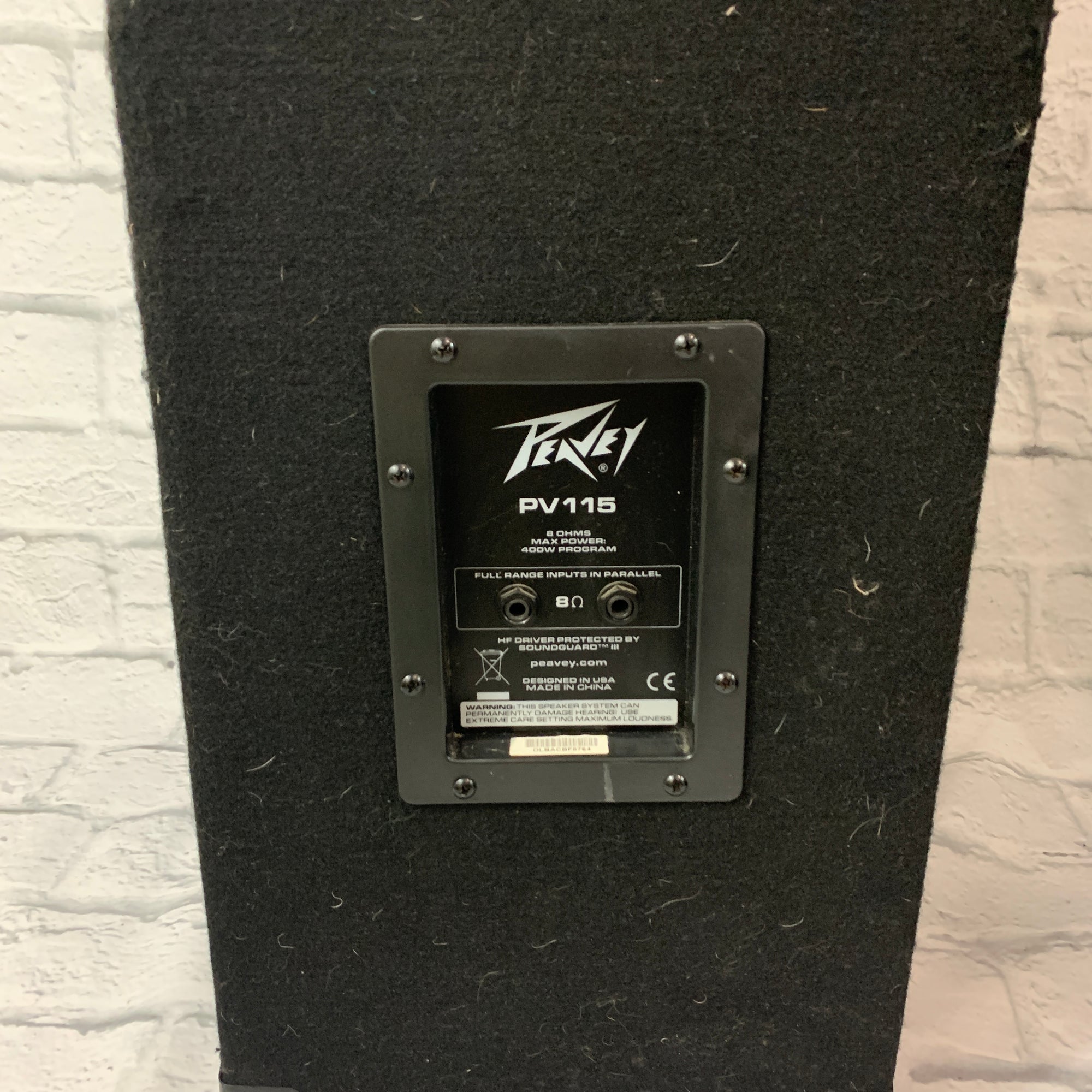 Peavey PV115 Speaker Pair w/ Stands