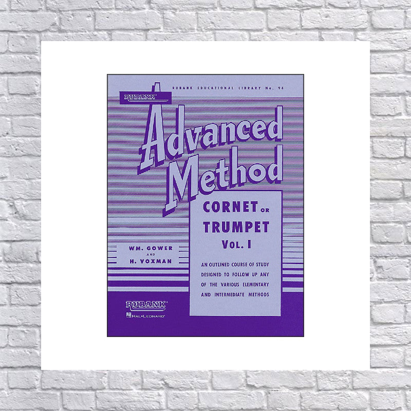 Hal Leonard Rubank Advanced Method for Cornet Or Trumpet Volume 1