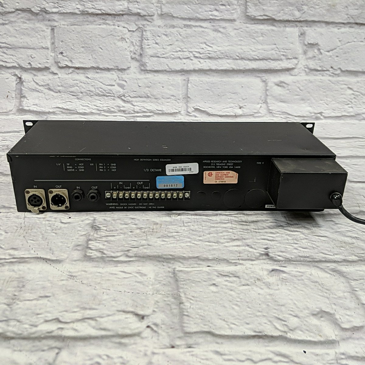 ART HD-31 1/3 Octave High Definition Graphic EQ