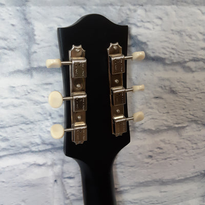 The Loar LO-14 TBK Small Body L-00 Acoustic Guitar - Midnight Satin Black