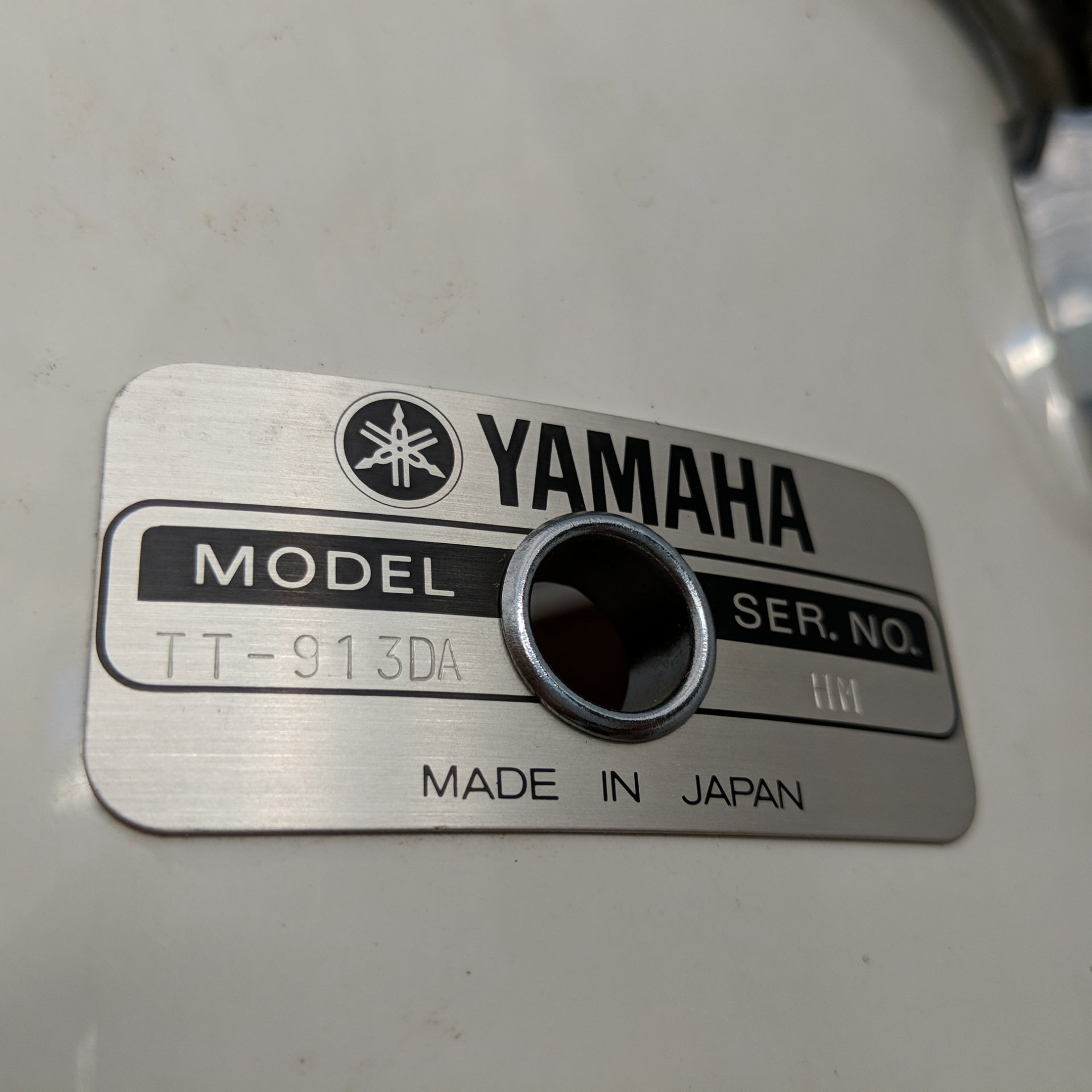 Yamaha 1970s Pre-Recording Custom TT-913DA 13x9 White 9000 Series