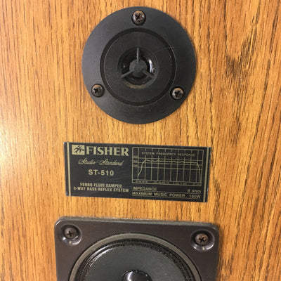 Fisher Model ST-510 3 Way Speaker System (Pair)