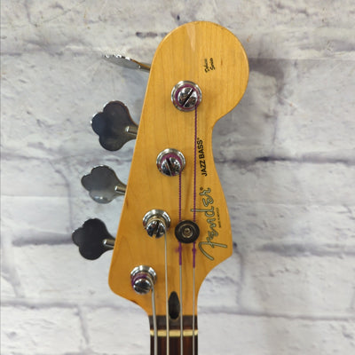 Fender Deluxe Active Jazz Bass 4 String Bass Guitar MIM 2006 60th Anniversary w/ Bartolini and Badass II Bridge