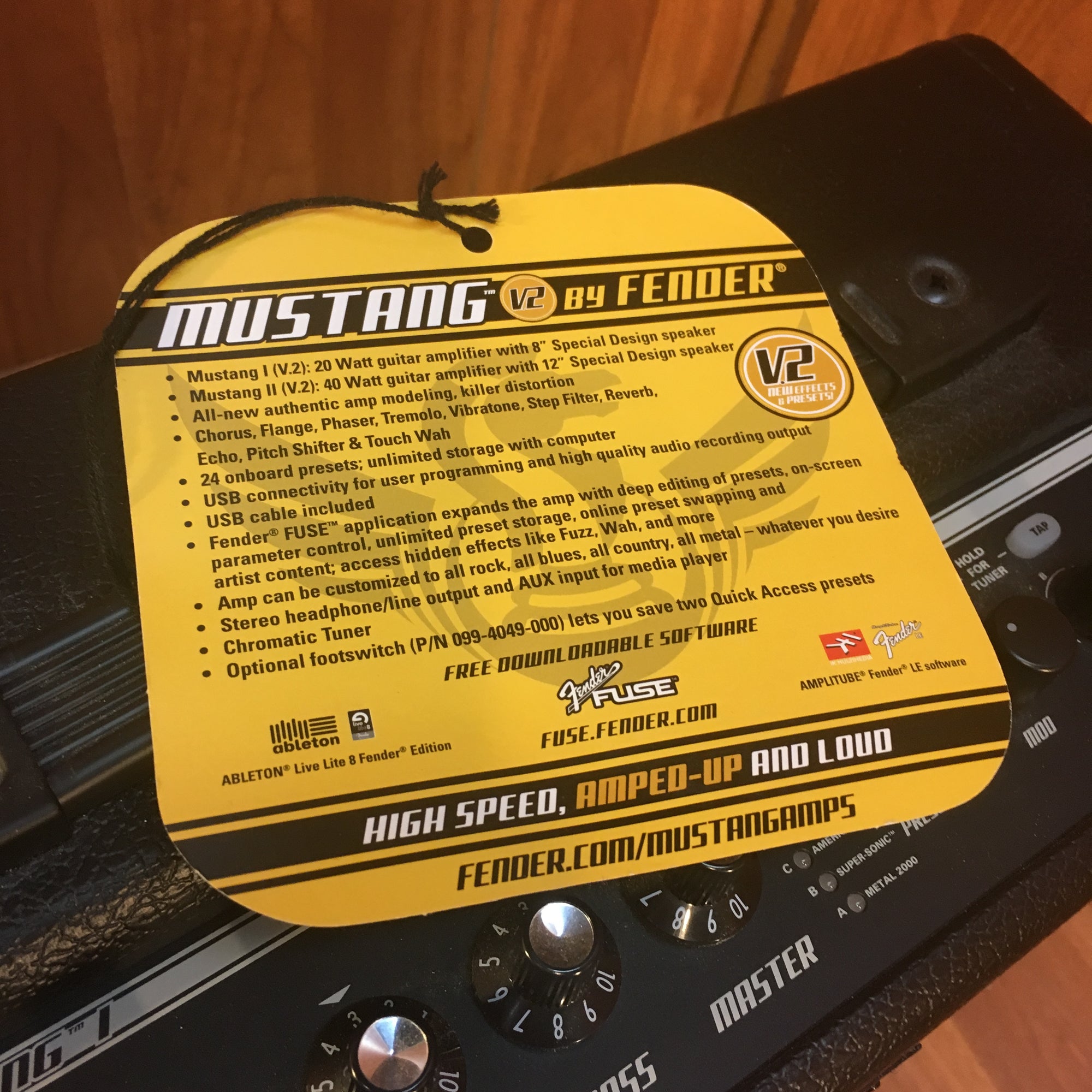 Fender Mustang I V.2 Practice Combo Amp