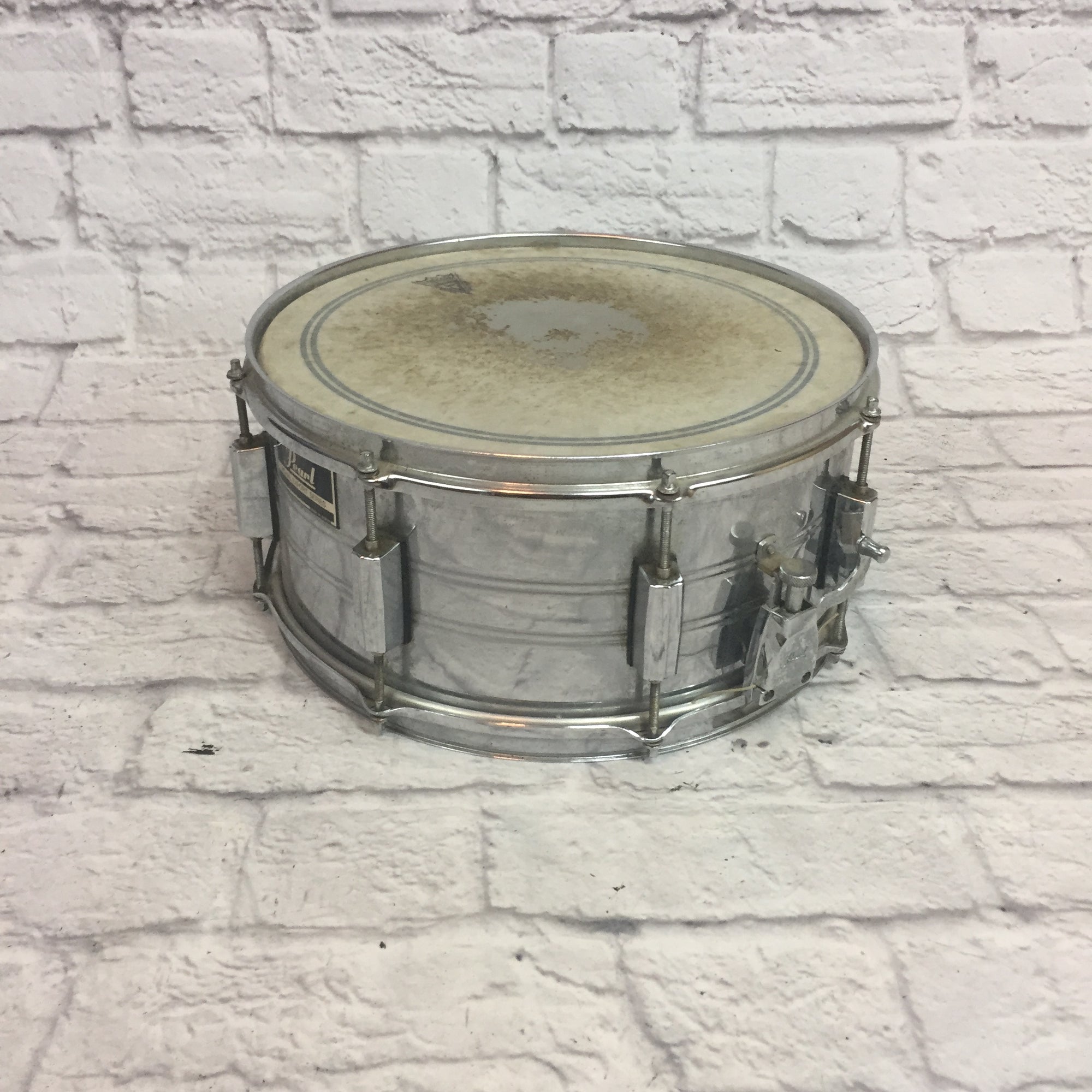 Pearl Export 14 Steel Snare Drum As-Is