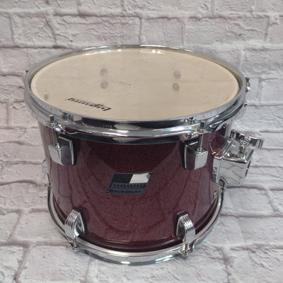 Ludwig Backbeat 5pc Drum Kit Wine Red Sparkle