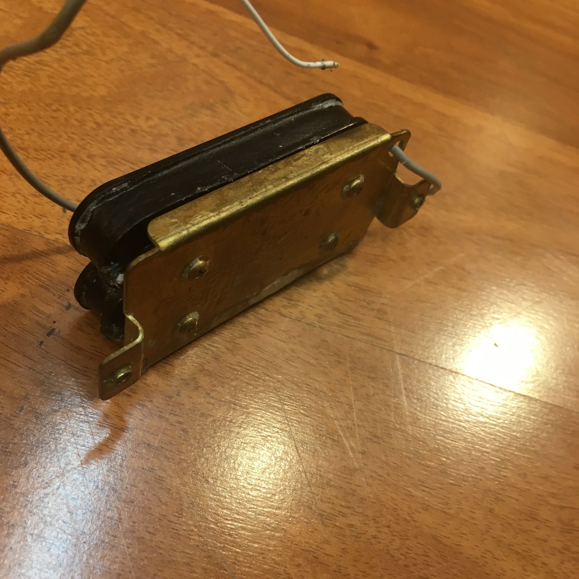 Unknown Humbucker Pickup Black w Grey Wire