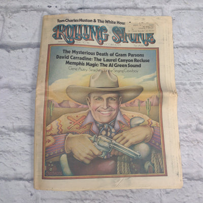 Vintage Rolling Stone Magazine - No 146 October 25 1973 - Gene Autry Cover