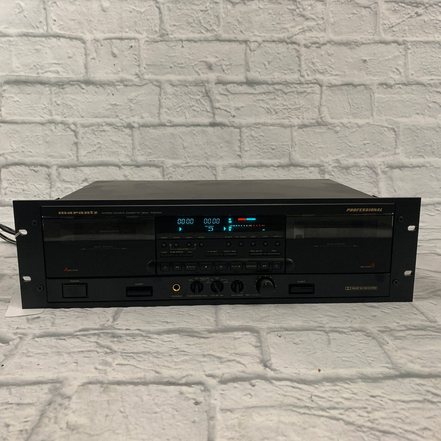 Marantz Professional PMD-500U Rackmount Cassette Recorder AS IS