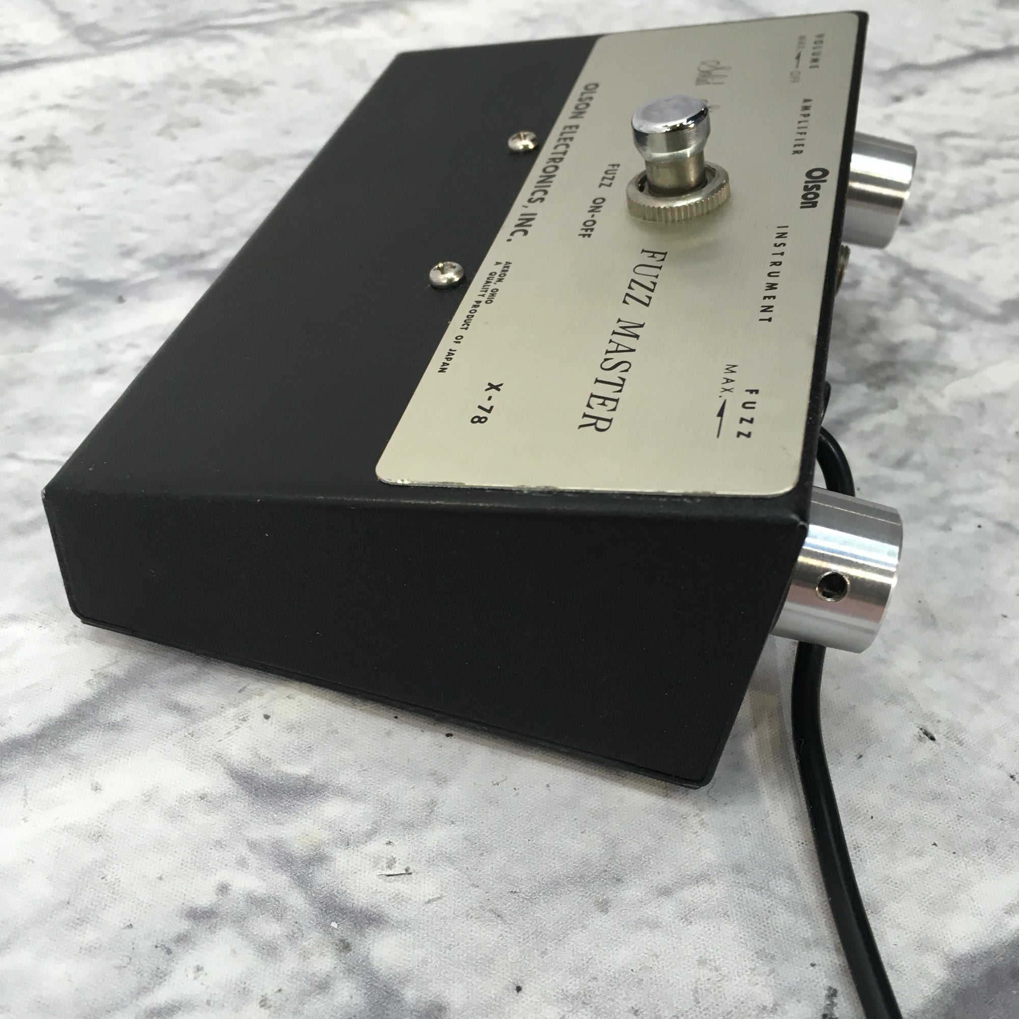 Vintage 60s Olson Fuzzmaster X-78 Solid State Fuzz Pedal